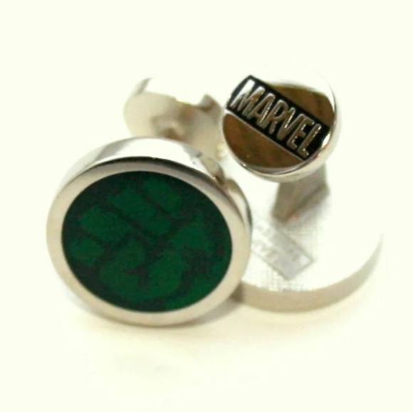 Marvel Comics Subtle Hulk Fists Smash Cufflinks New Gift Box - Picture 6 of 8